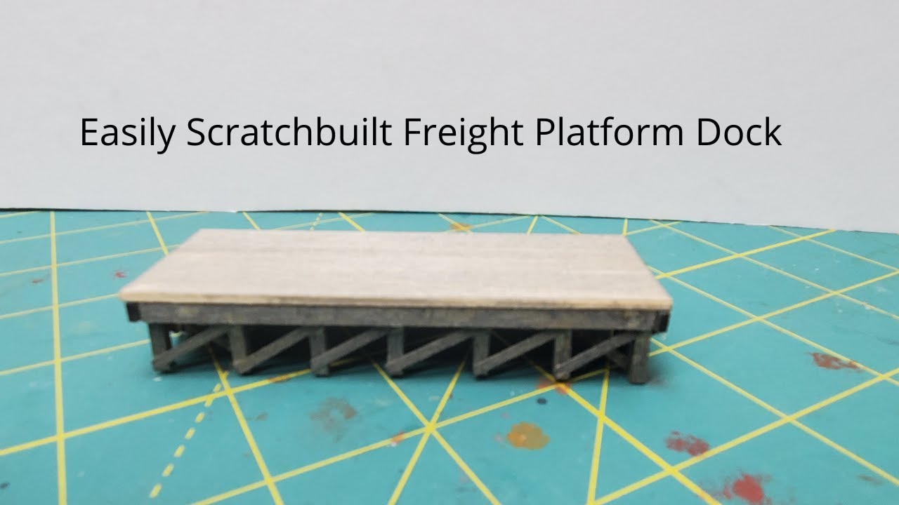 Easily Scratchbuild A Wooden Freight Platform Dock