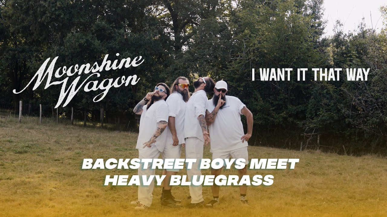 BACKSTREET BOYS meet HEAVY BLUEGRASS [MOONSHINE WAGON AKA BASQUE STRING BOYS] “I Want It That Way”