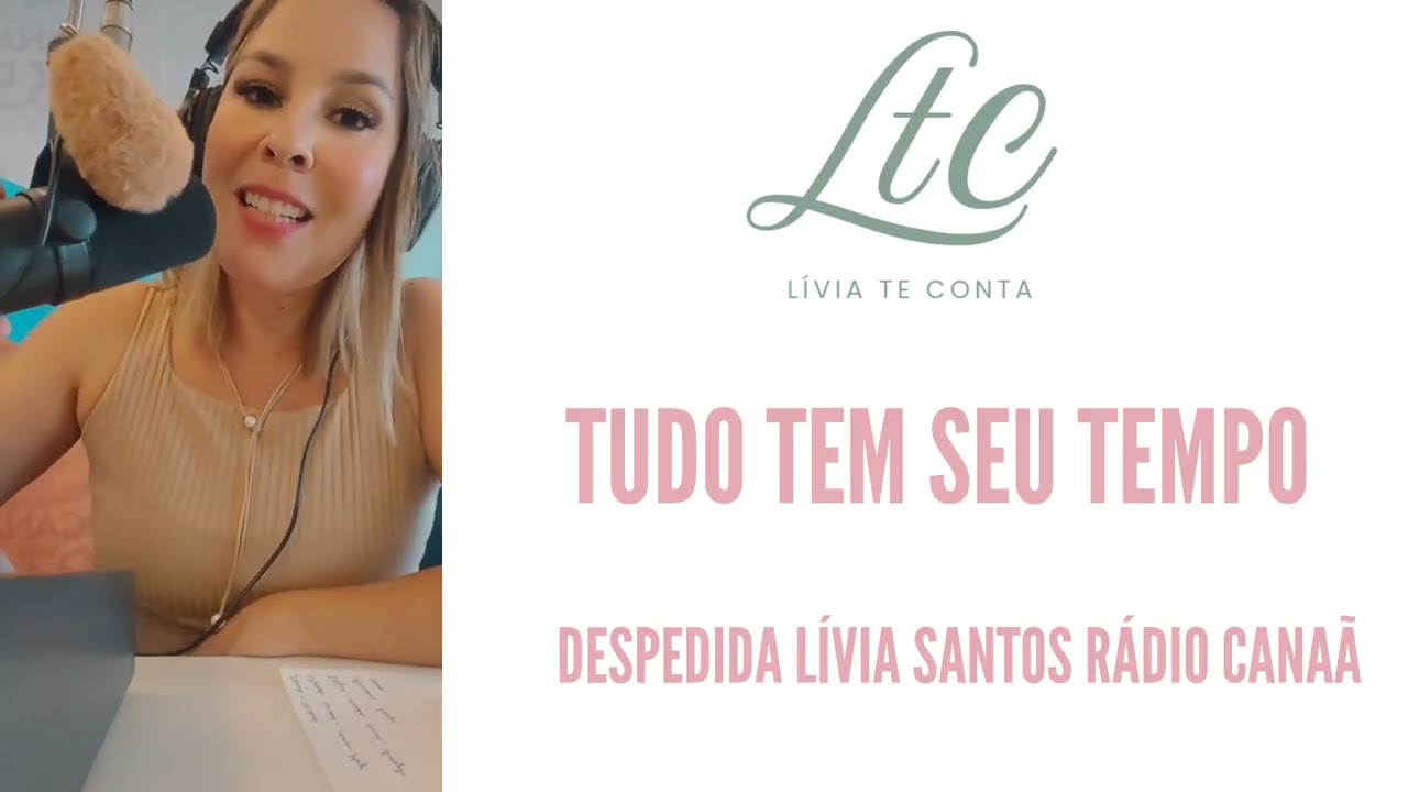DESPEDIDA LIVIA SANTOS RÁDIO CANAÃ #RADIOCANAA #MINISTERIOCANAA #DESPEDIDA