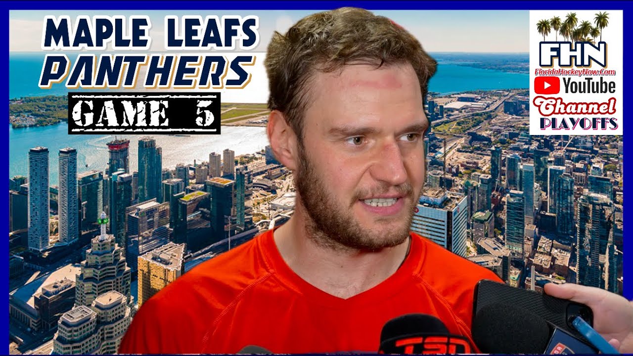 Sasha Barkov, Panthers Playoff Pregame: Florida @ Toronto Maple Leafs, Game 5