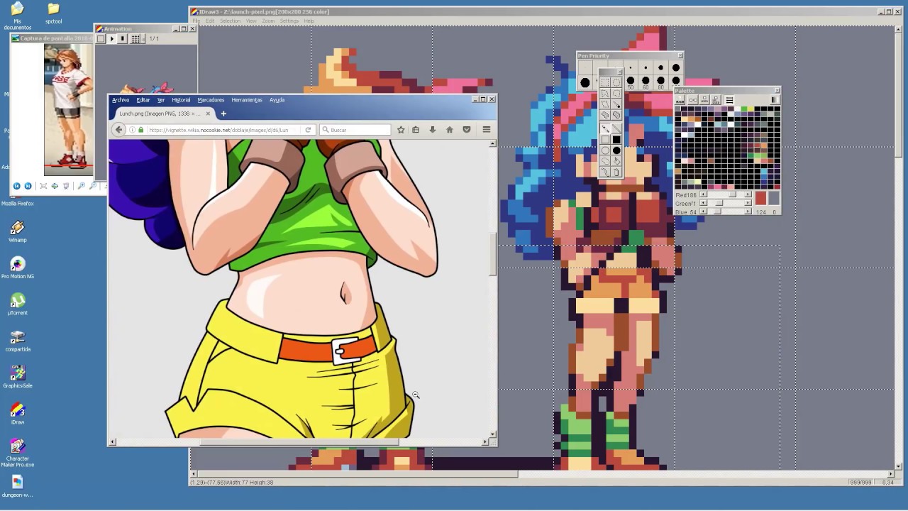 PIXEL ART TIME LAPSE #114 - Lunch (Dragon Ball)