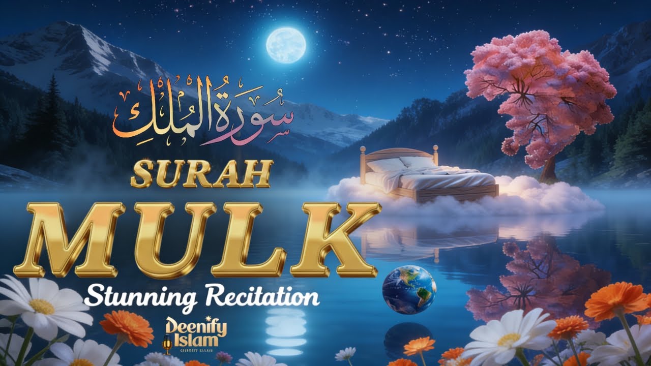 SURAH AL MULK 🌙  سورة الملك HEART SOOTHING QURAN RECITATION #quran  #surahmulk #quranrecitation