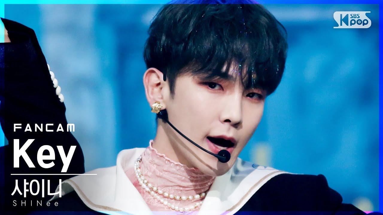 [안방1열 직캠4K] 샤이니 키 'Atlantis' (SHINee KEY FanCam)│@SBS Inkigayo_2021.04.18.
