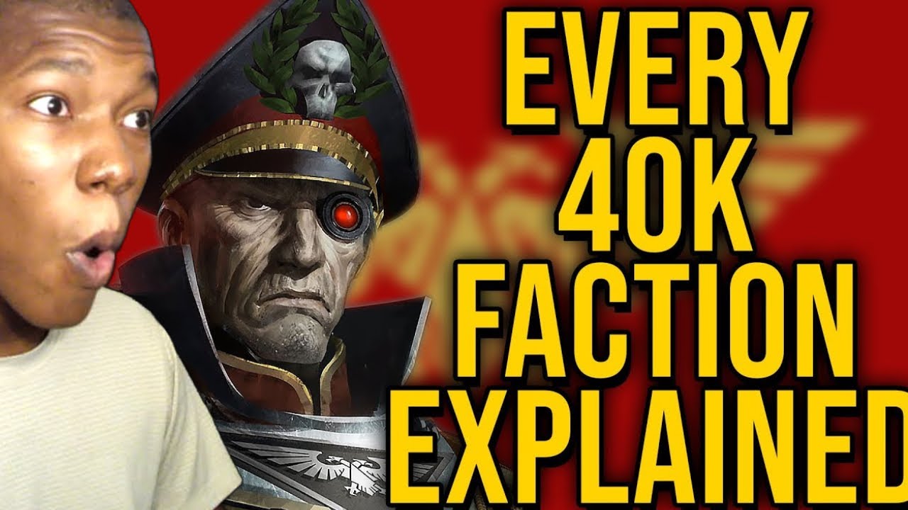 Every single Warhammer 40k (WH40k) Faction Explained | Part 1 REACTION
