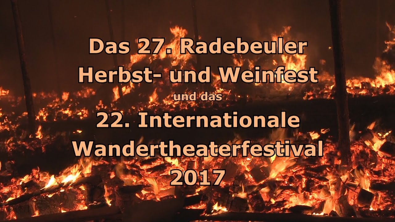Das Radebeuler Herbst- und Weinfest und das 22. Internationale Wandertheaterfestival 2017