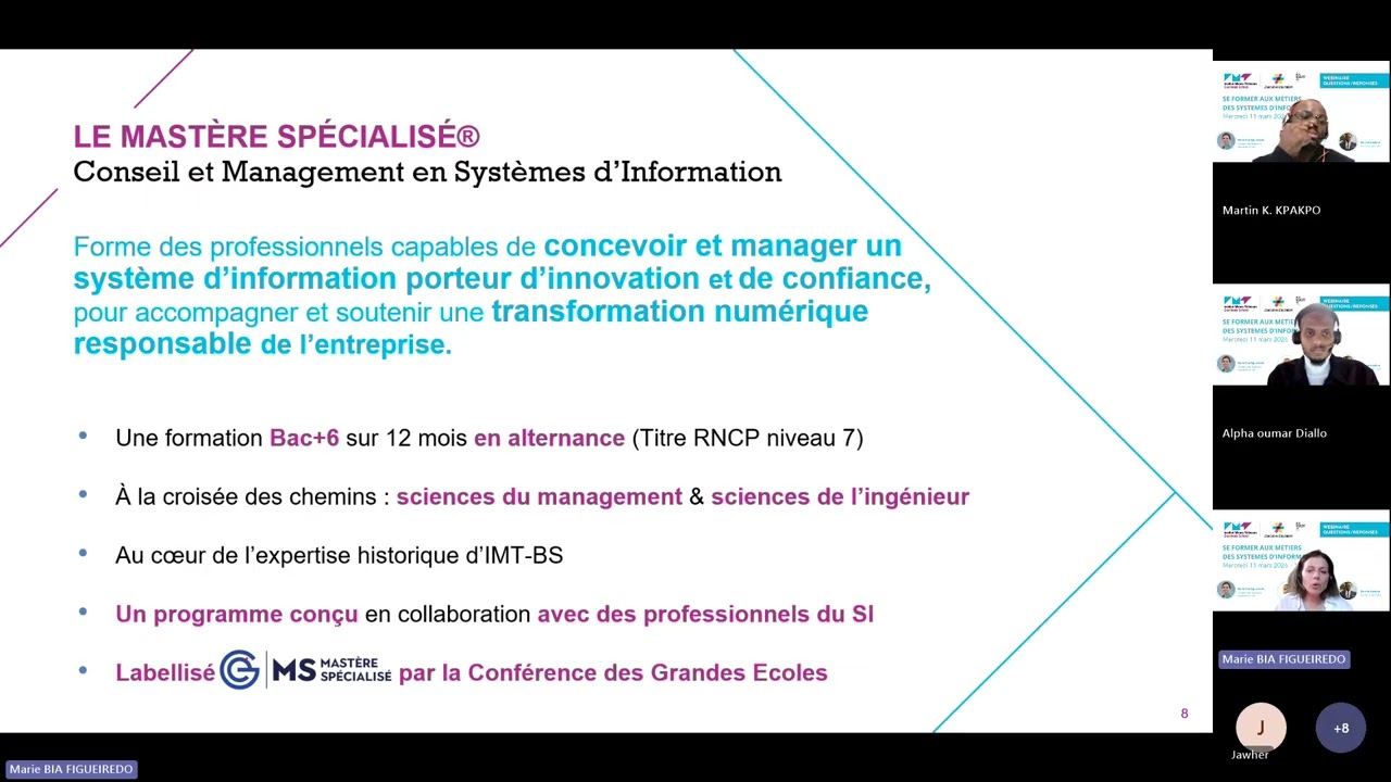 Replay Webinaire questions / réponses MS CMSI du 11/03/26