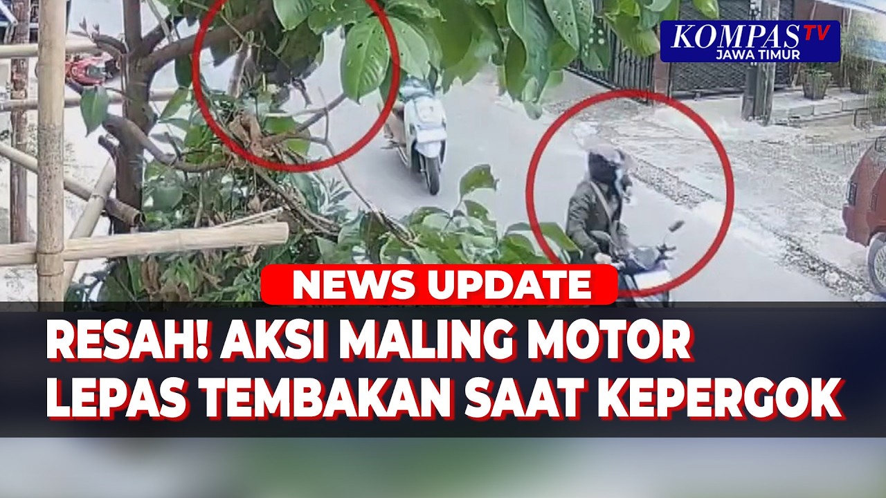Aksi Curanmor Bersenpi, Pelaku Lepaskan Tembakan Usai Kepergok Warga