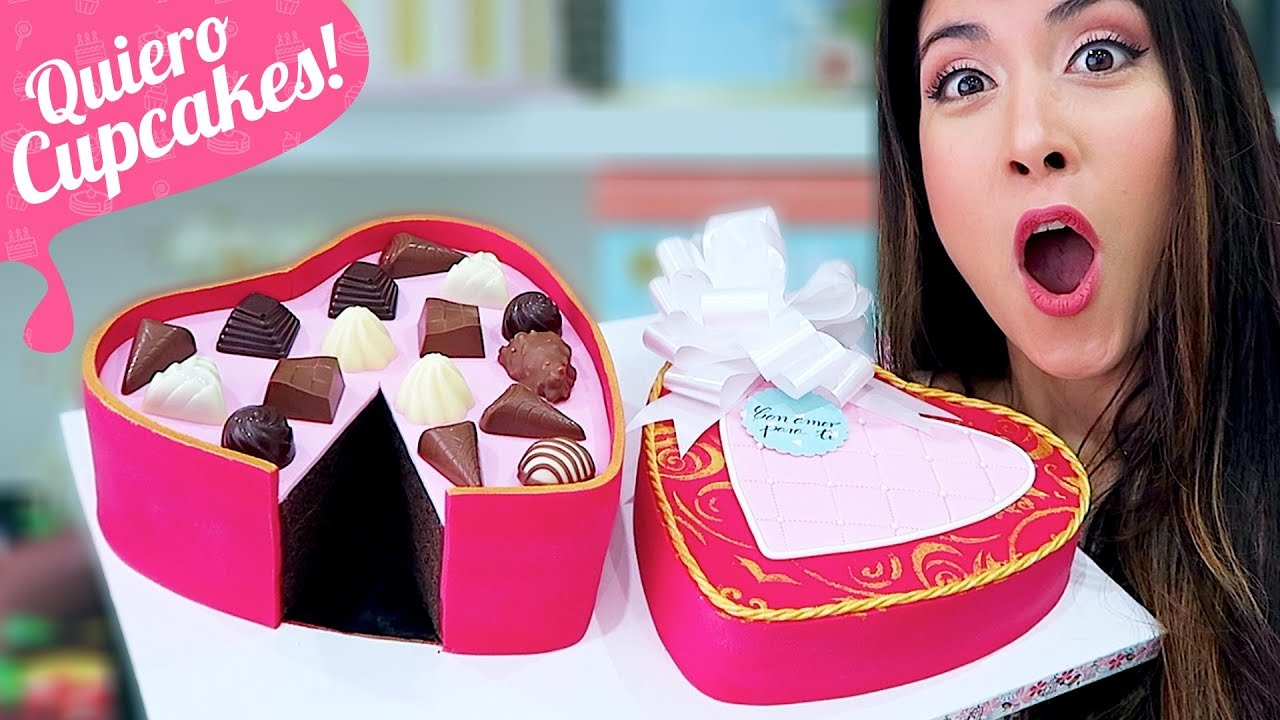 TARTA CAJA DE BOMBONES | Especial San Valentín | Quiero Cupcakes!