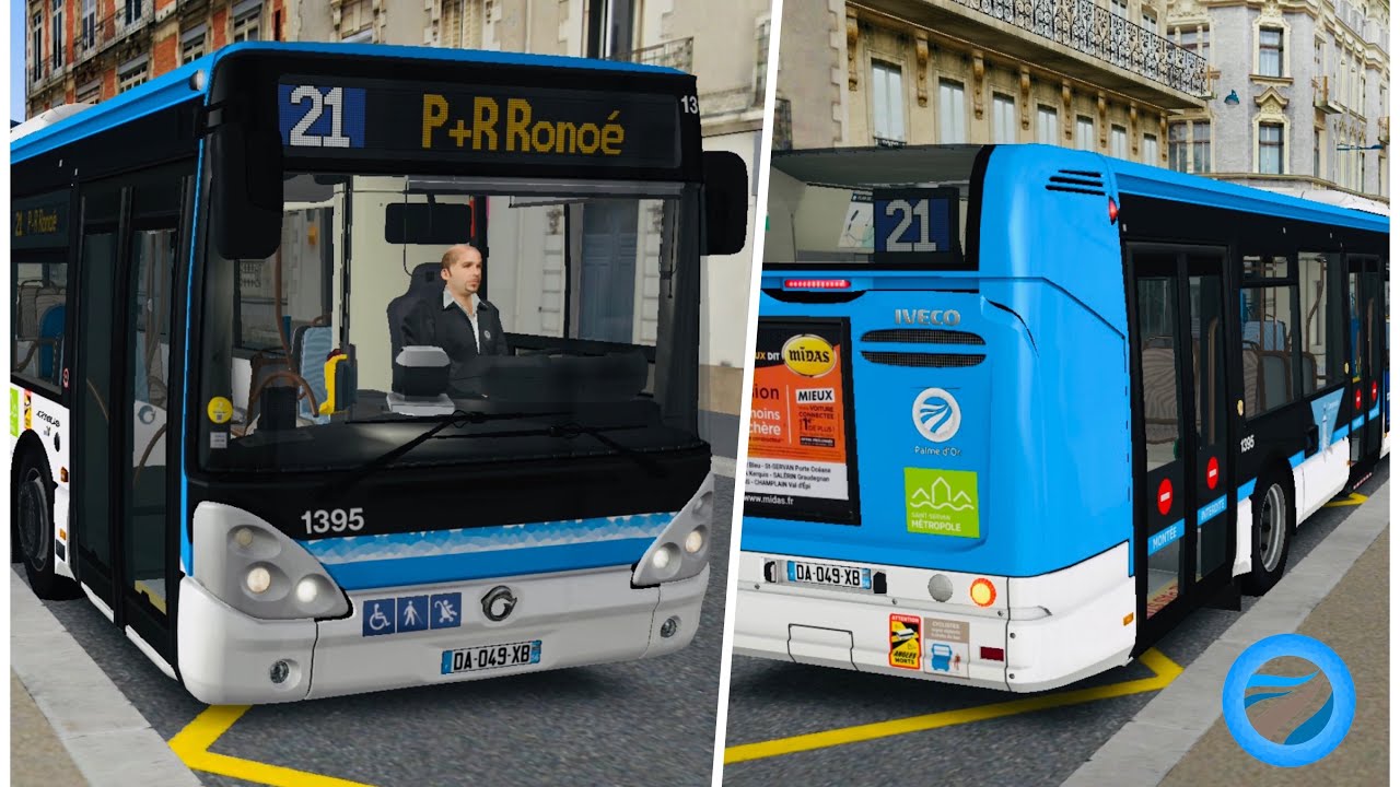 OMSI 2 - Saint Servan - Irisbus Citelis 12 EEV sur la ligne 21