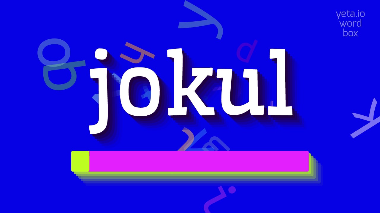 JOKUL - JAK POWIEDZIEĆ ŻART?  #jokul (JOKUL - HOW TO SAY JOKUL? #jokul)