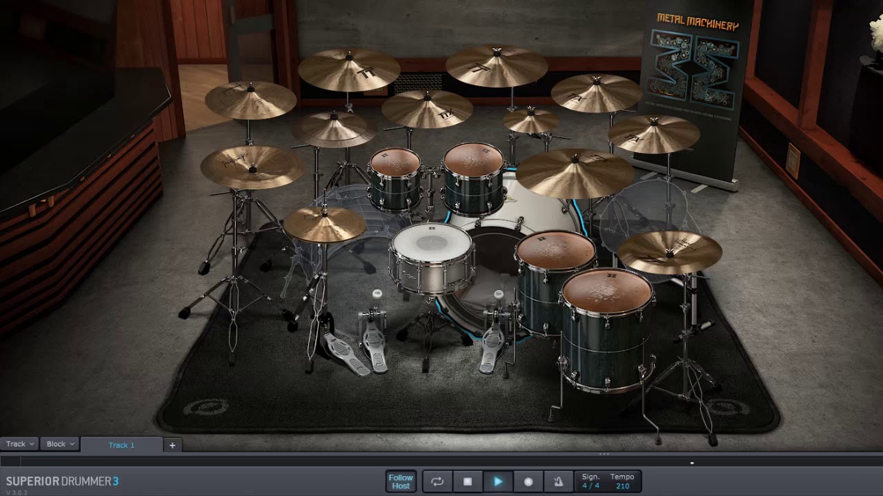 RAMMSTEIN - Waidmanns Heil only drums midi backing track