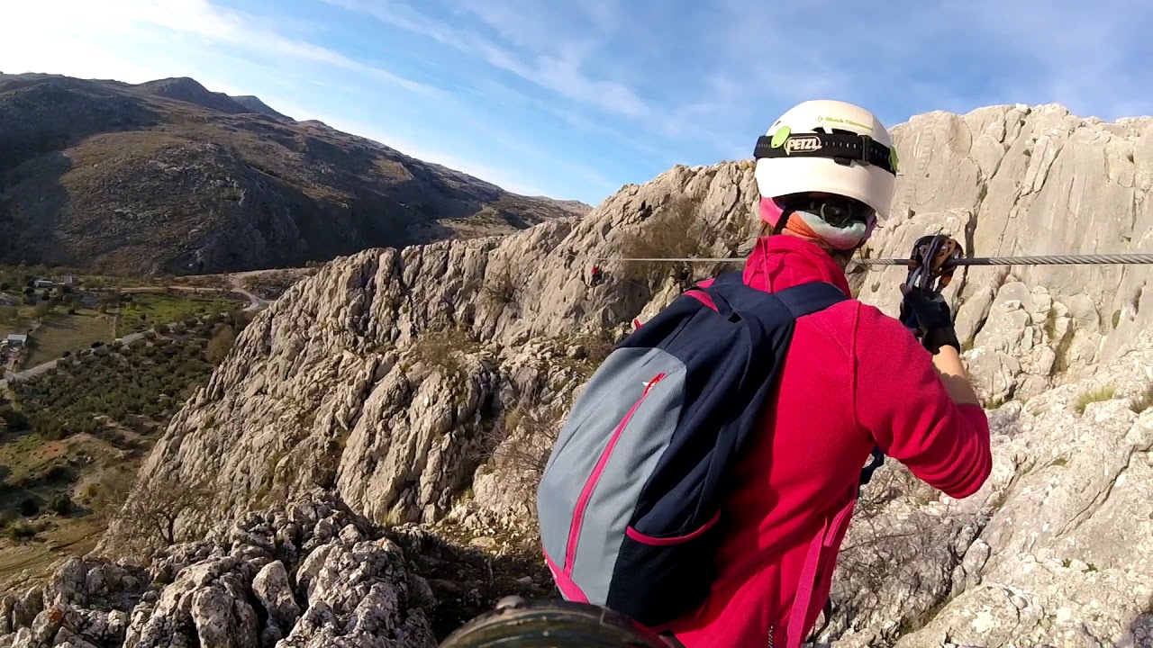 Ferrata de Zafarraya John Hogbin