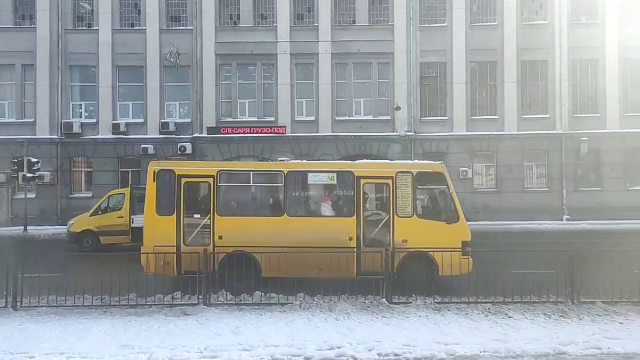 На 3 трамвае по зимней Одессе!