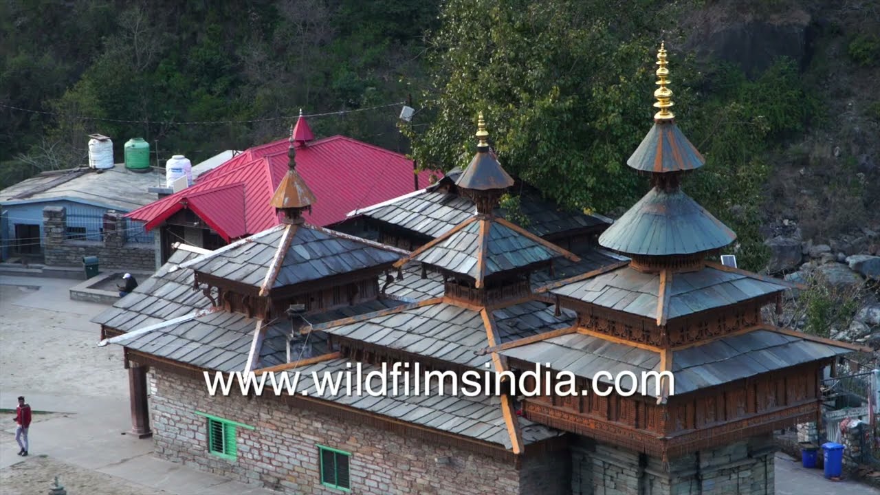 Hanol features the beautiful Mahasu Devta Temples, with wood and slate architecture from 9th century