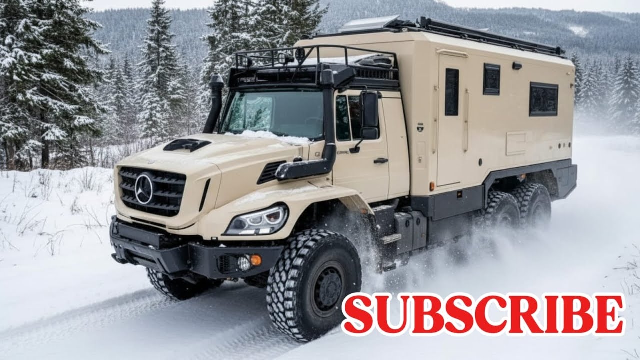 “2026 Mercedes Zetros Motorhome: Where Roads End-When Military Power Becomes a 9‑Star Hotel!