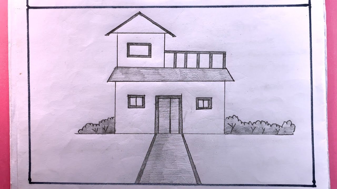 How To Draw Pucca House/Drawing Pucca House Easy