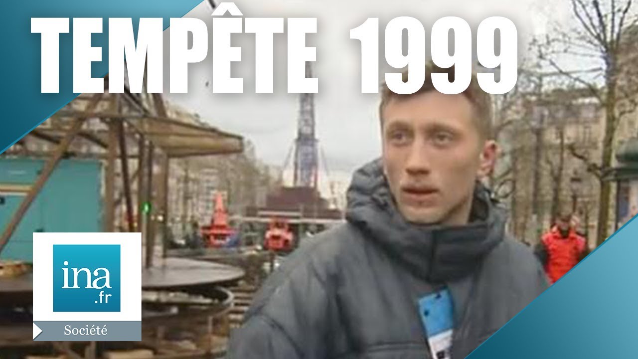 Tempête 1999 : Les dégâts à Paris | Archive INA