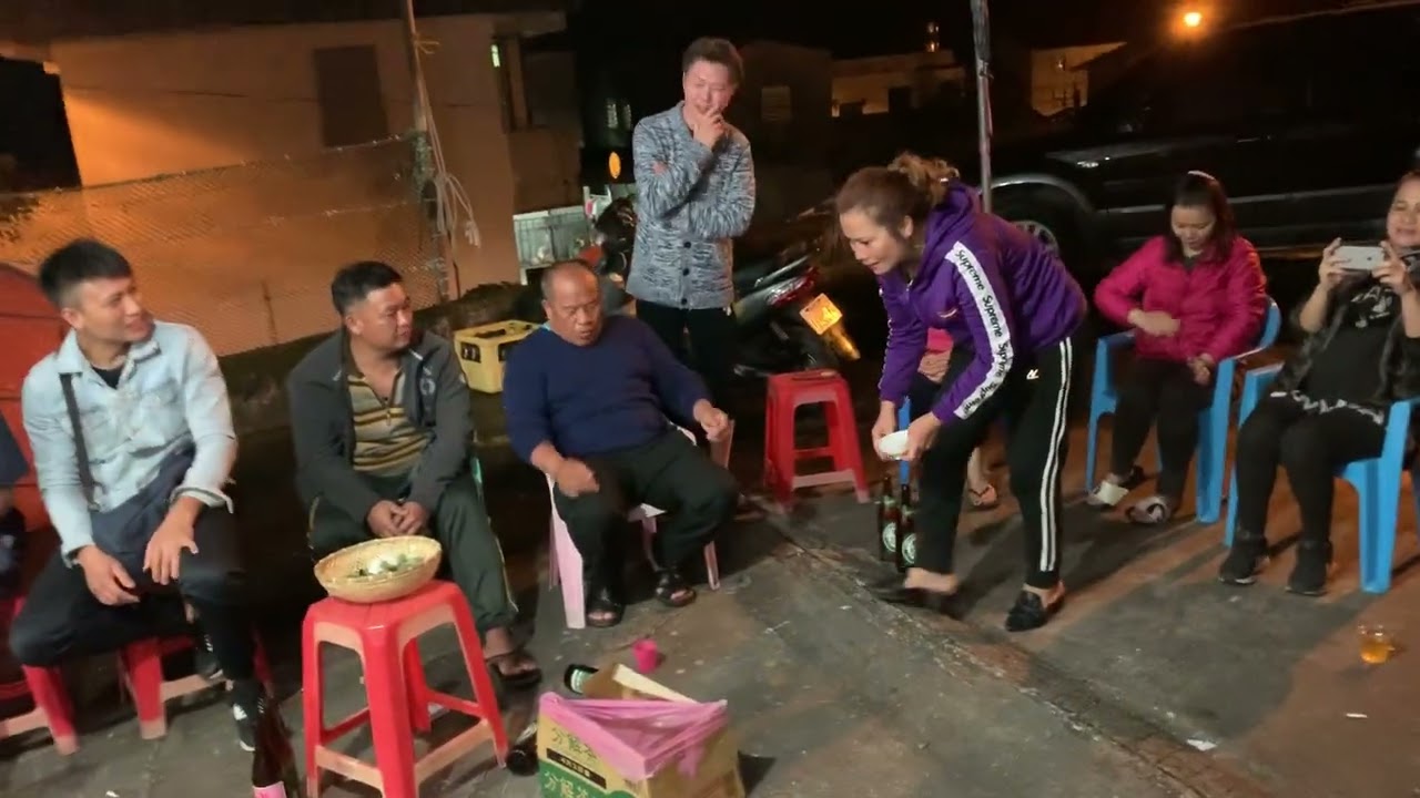 恆哥及嫂子請宴 港口部落1 小朋友表演