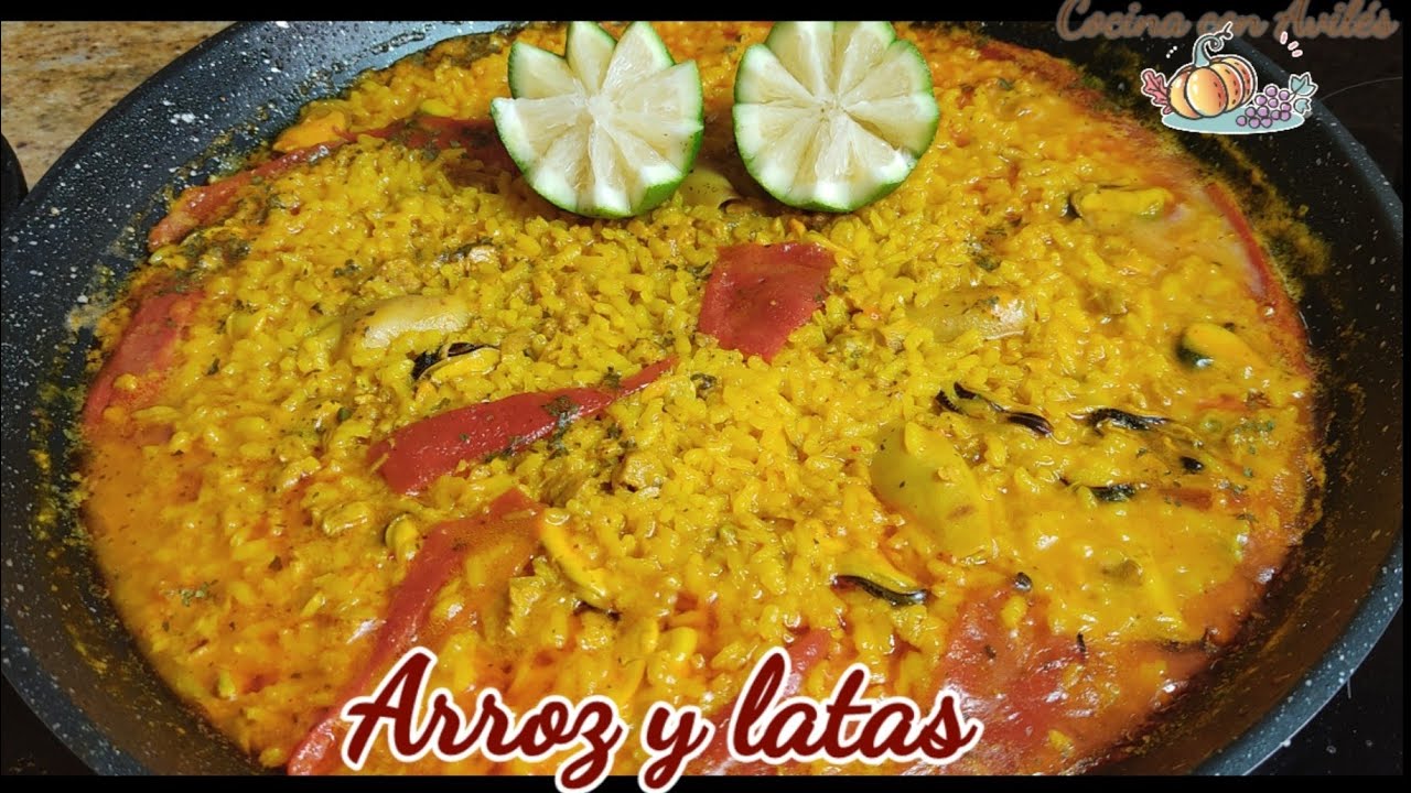 Arroz con latas(receta económica y fácil)