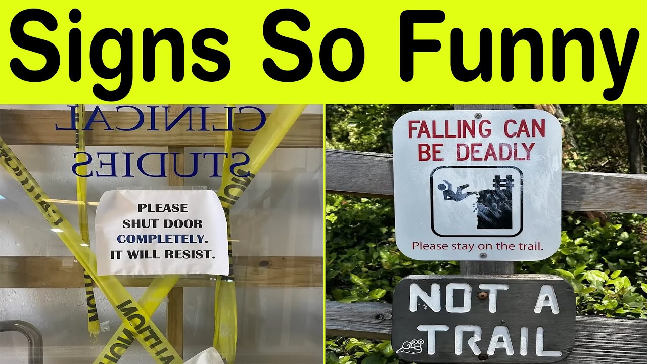 Sign So Funny It Instantly Makes Your Day Better – Guaranteed Laughs! || Happy Panda