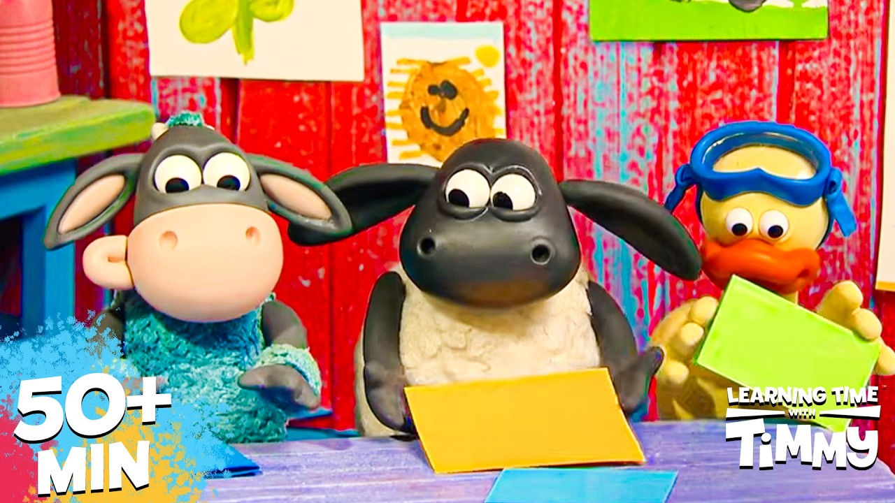 ✂️ TIMMY MAKES PAPER CRAFTS! | KIDS SHOW | Timmy Time
