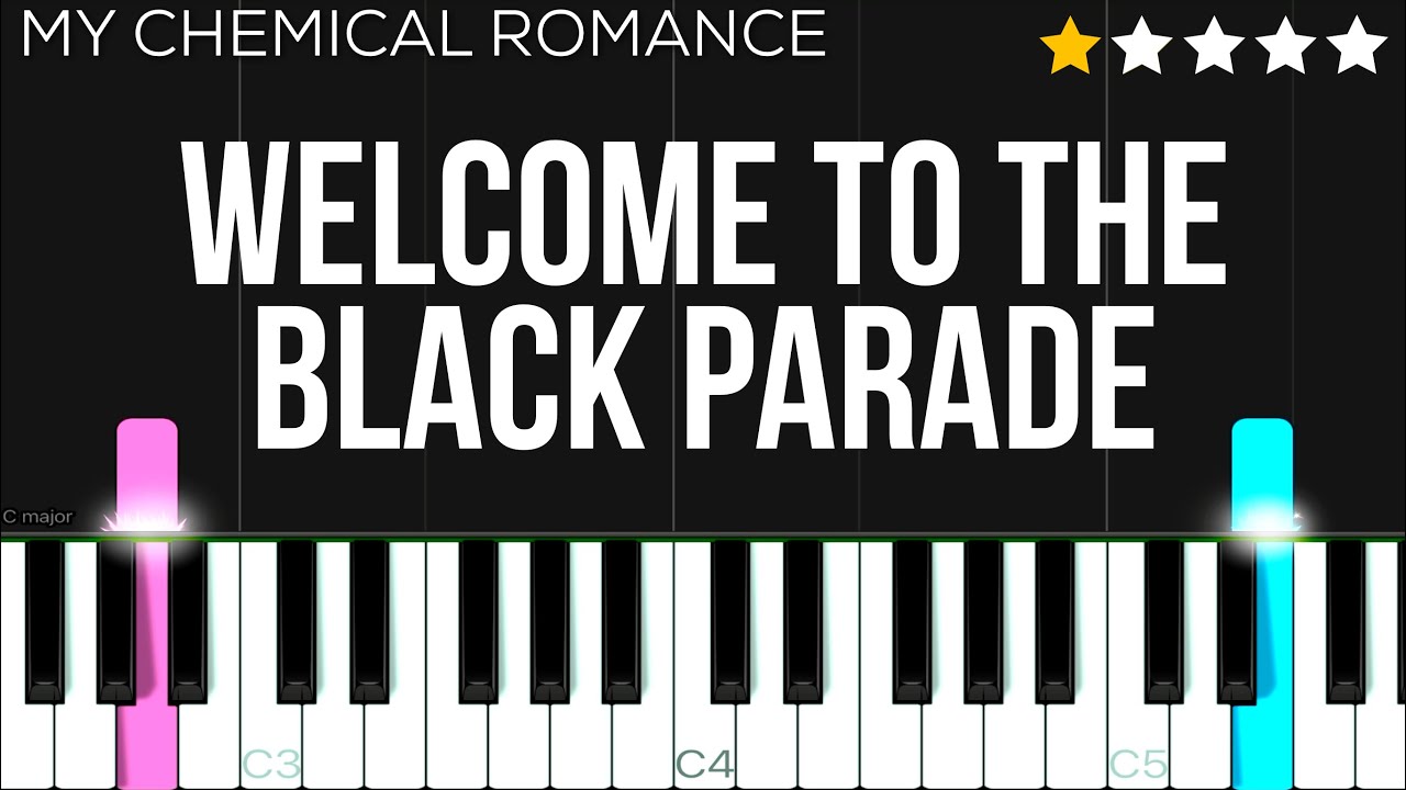 My Chemical Romance - Welcome To The Black Parade | EASY Piano Tutorial