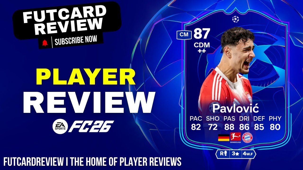 💥 THIS CARD COULD BE INSANE! UCL Primetime Pavlović Review | EA FC 26 Ultimate Team