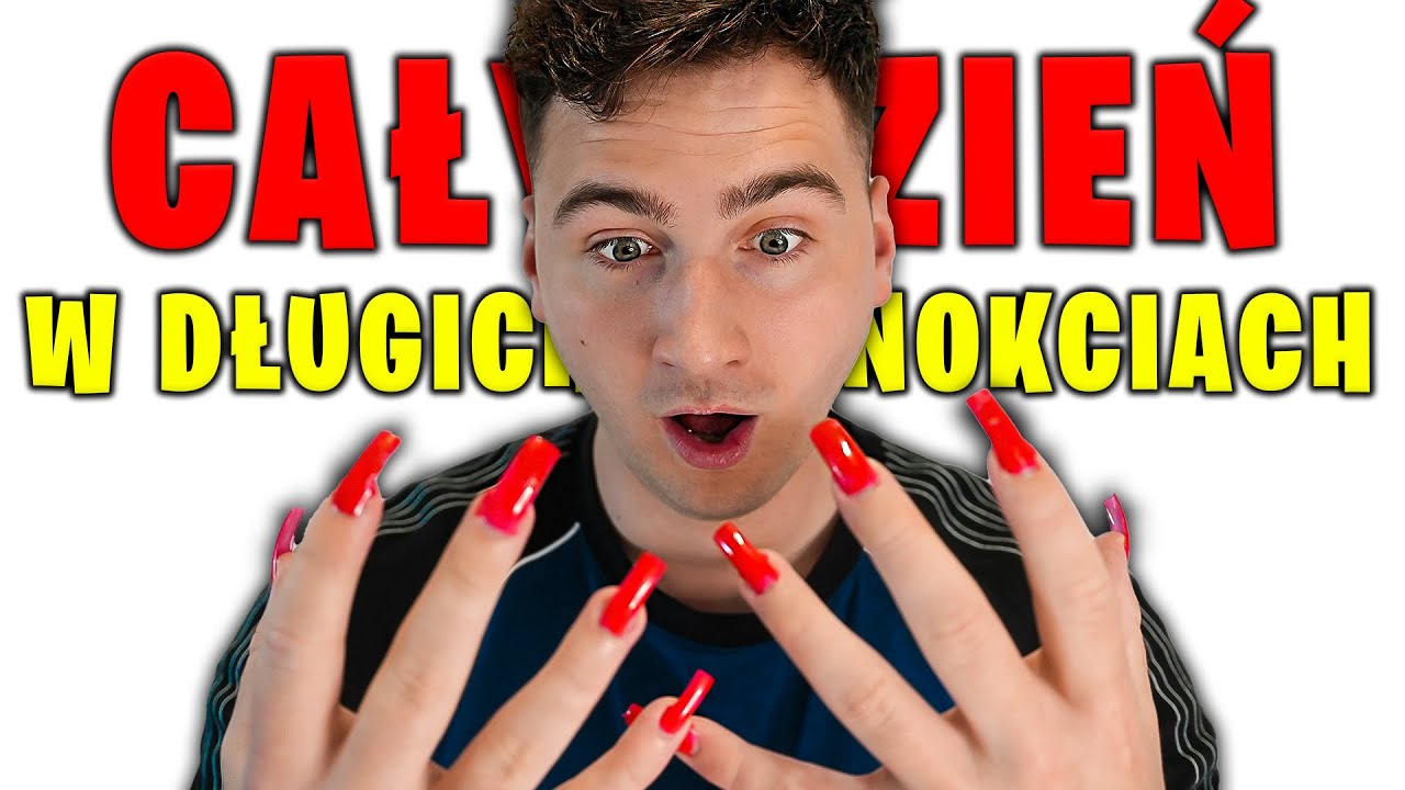 😭SPĘDZIŁEM CAŁY DZIEŃ w DŁUGICH PAZNOKCIACH!💅