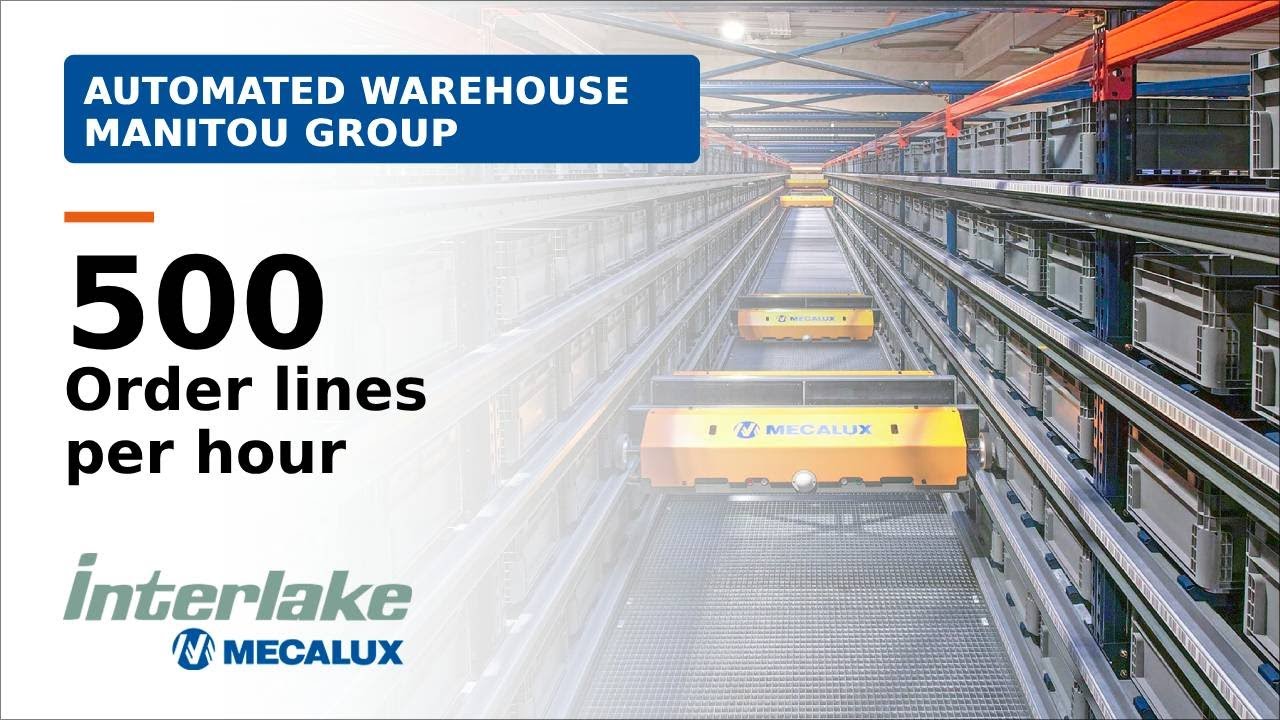 Manitou prepares 500 order lines per hour at its warehouse in France