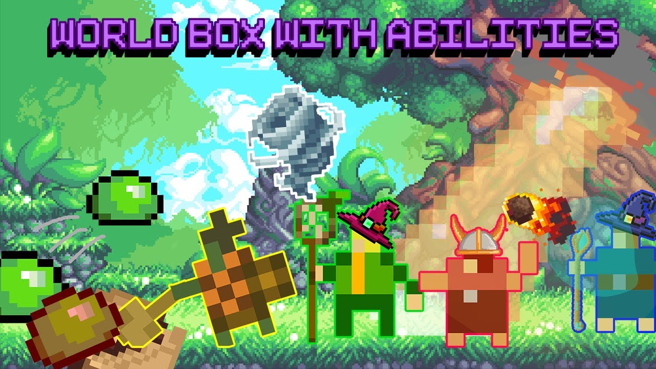 WorldBox with abilities