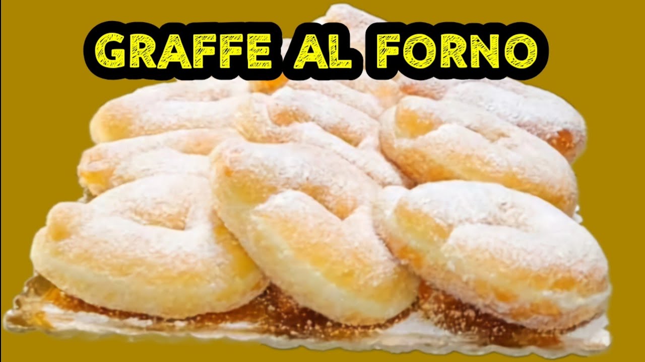 Graffe napoletane al forno.Ricetta esclusiva facile per tutti Senza friggere