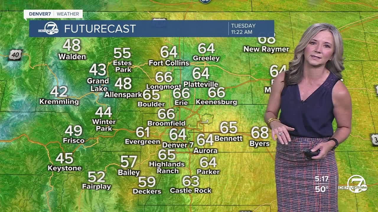 Sunshine and 70s in Denver for the next three days
