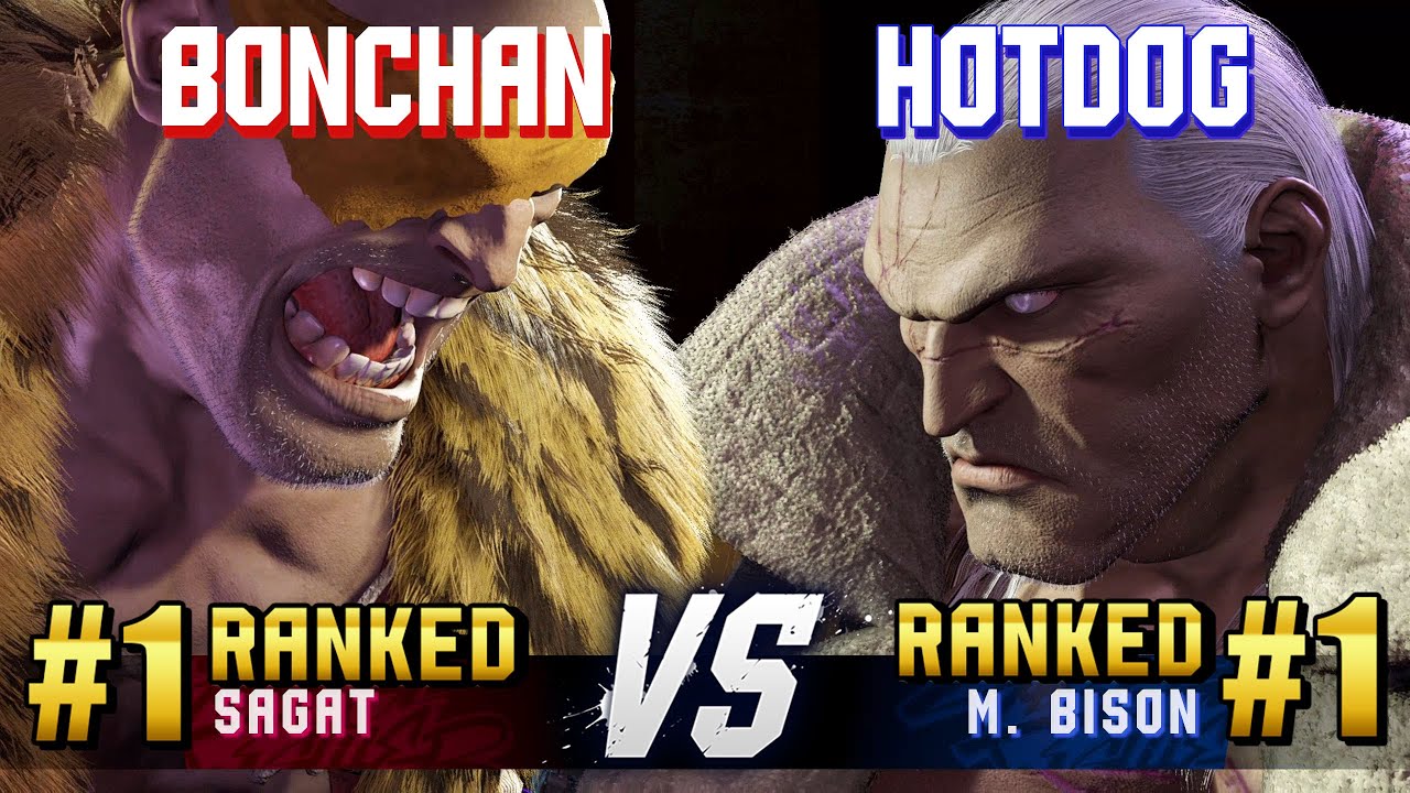SF6 ▰ BONCHAN (#1 Ranked Sagat) vs HOTDOG (#1 Ranked M.Bison) ▰ High Level Gameplay