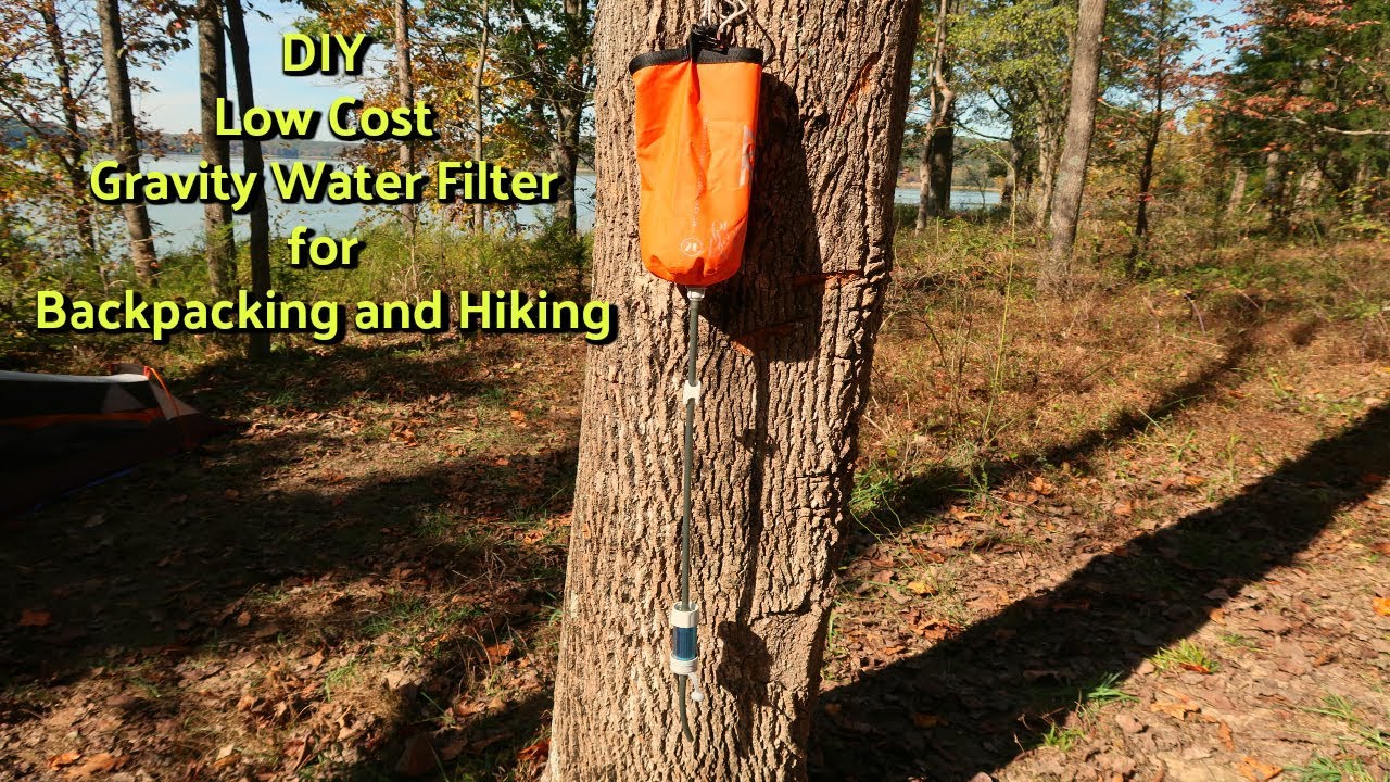 DIY Low Cost Gravity Water Filter for Hiking and Backpacking