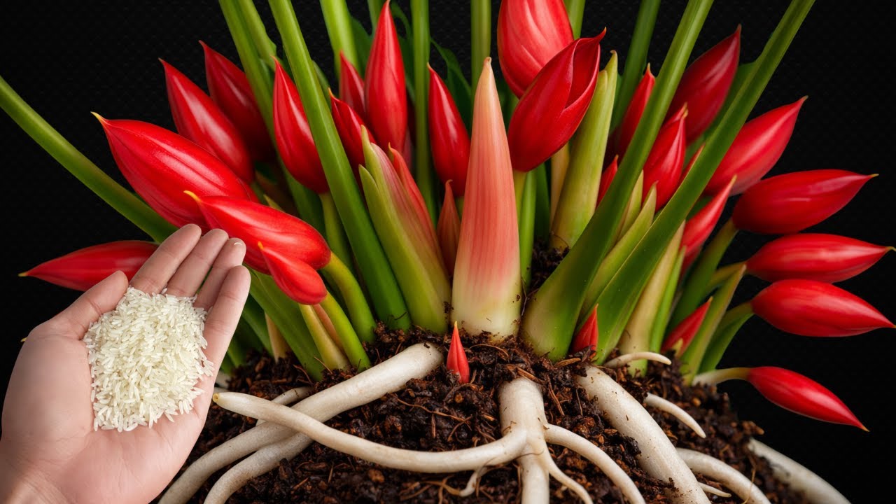 Just Rice! Anthurium Blooms All Year with More Flowers
