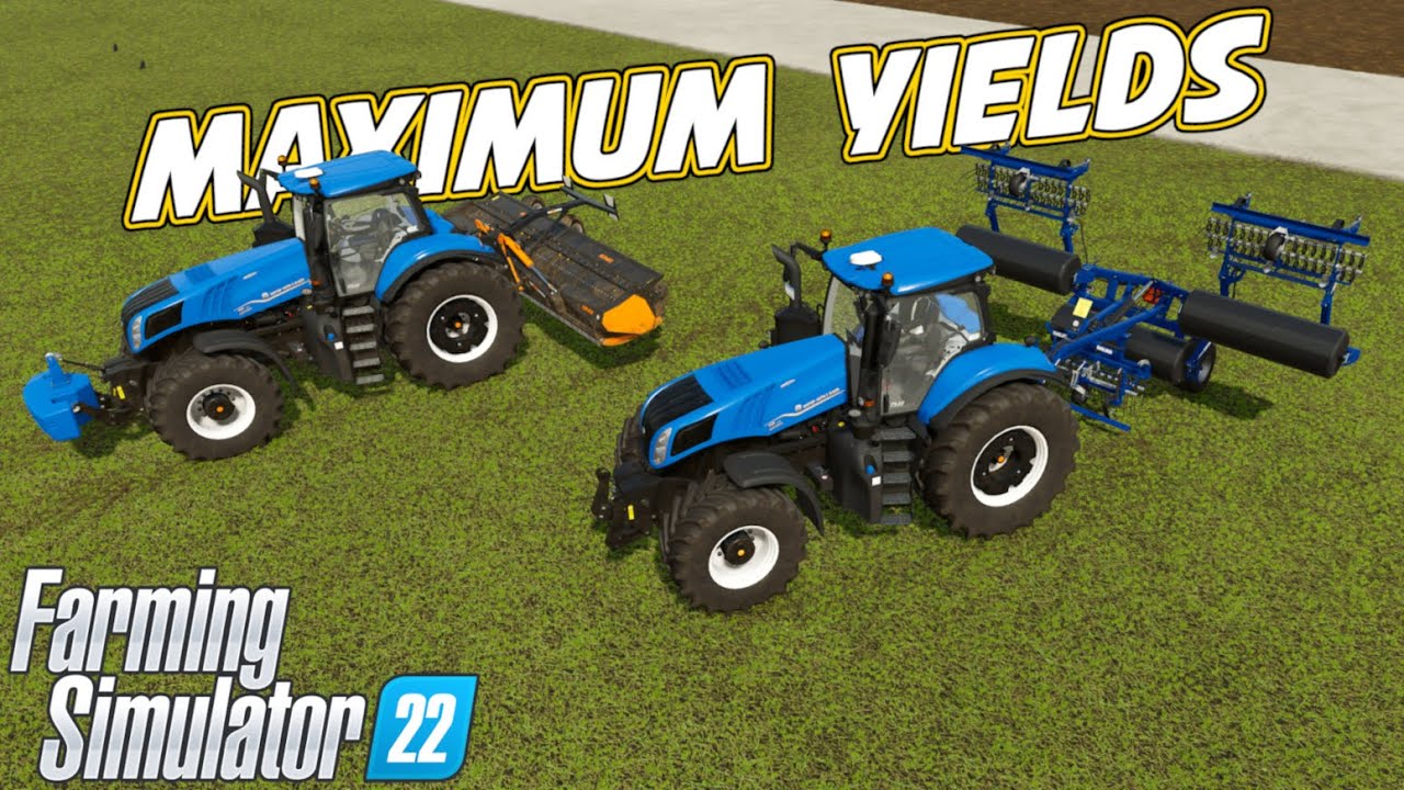 FS22 Как увеличить урожайность травы | Farming Simulator 22