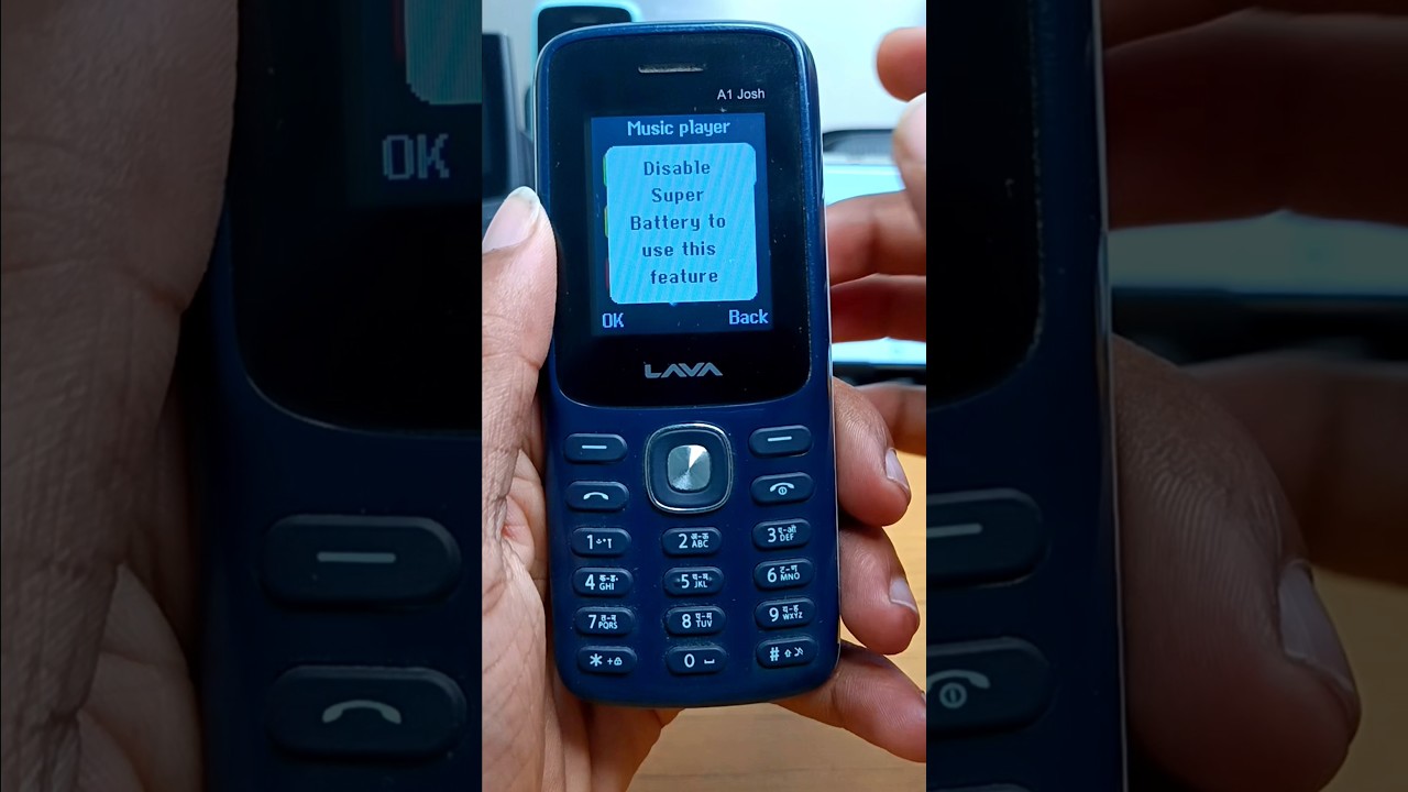 disable super battery to use this feature problem solve in lava a1 / a1 josh keypad mobile