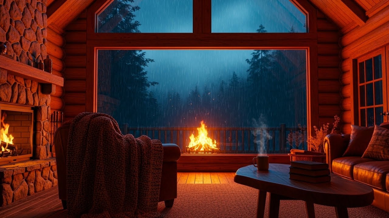 Escape Reality 🌧️ | Ultra Cozy Home Rain Ambience for Anxiety & Deep Sleep