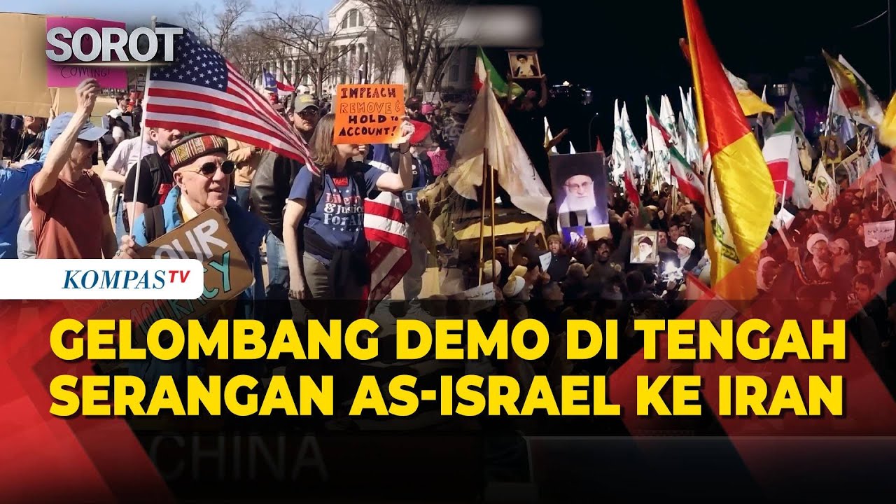 Gelombang Demo di Tengah Serangan AS-Israel Terhadap Iran