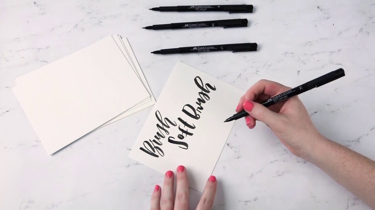 Design Memory Craft Modern Lettering PItt Artist Pen Set