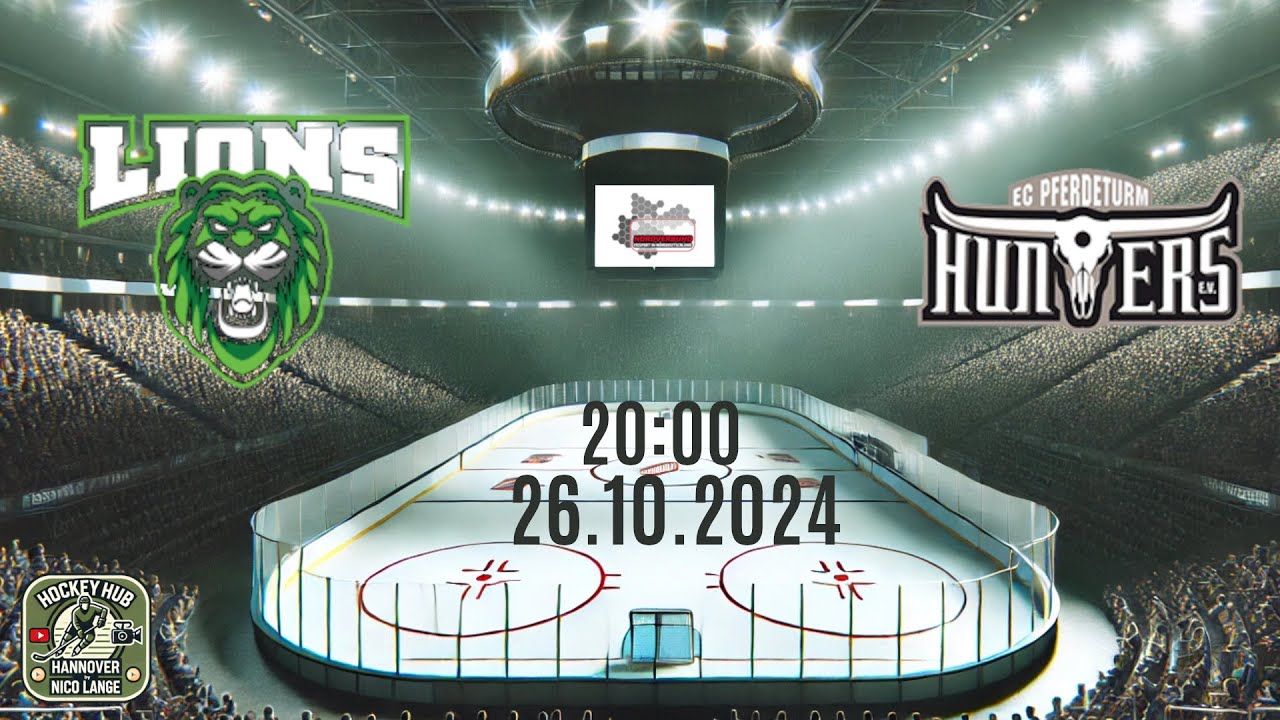 ERC Wunstorf Lions vs. EC Pferdeturm Hunters | NEV Senioren (Verbandsliga Nord)