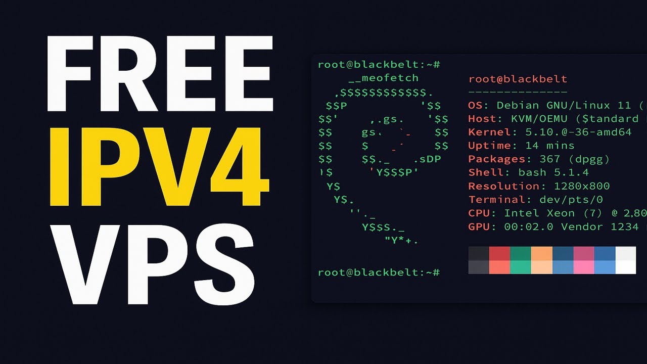 How to Get FREE IPv4 VPS Without Credit Card 😱 Full Setup
