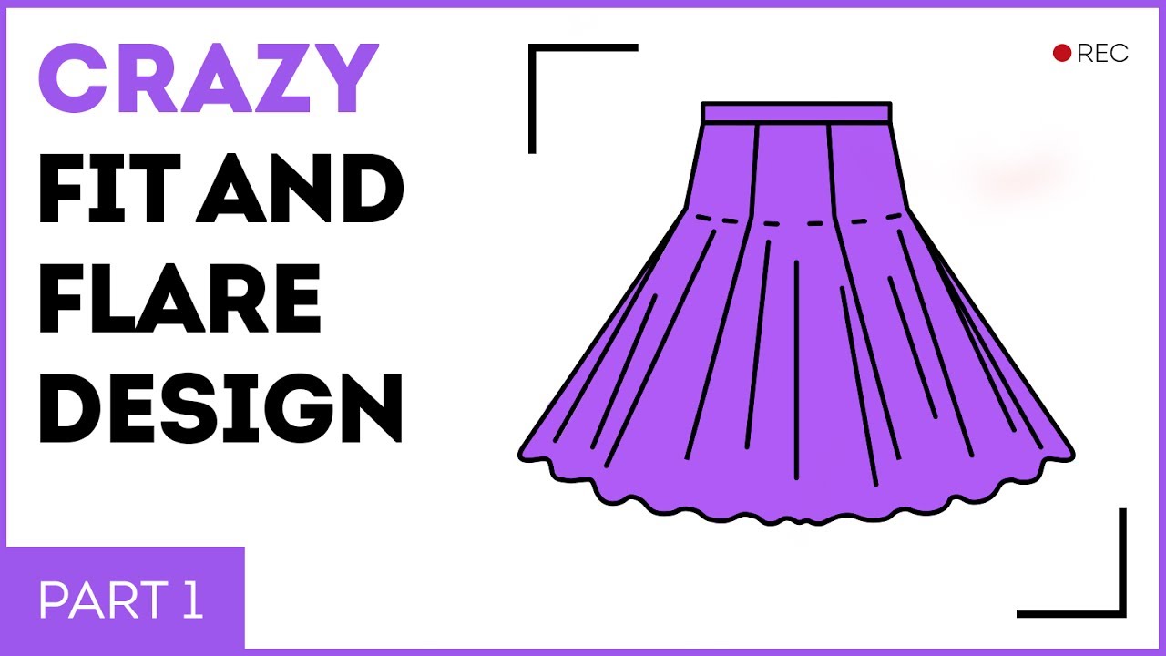 DIY: Crazy fit-and-flare design, Part 1. How to make a skirt with the half-circle gores.