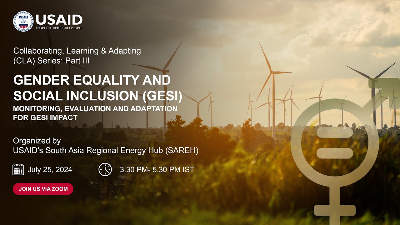 CLA session Part-3 on 'Monitoring, Evaluation and Adaptation for GESI Impact'