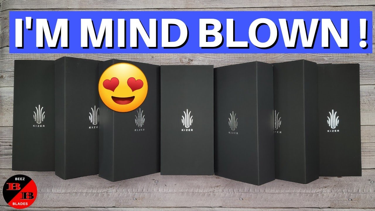 7 NEW KIZER KNIVES BLOW YOUR MIND! | FAT CARBON | TOWSER K | BEGLEITER 2 | FEIST XL | ORIGINAL