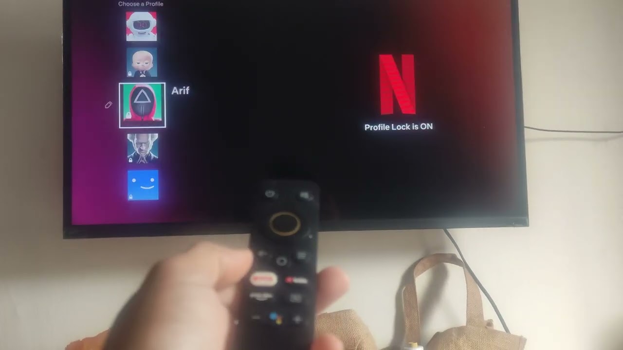 How to open netflix acc profile lock without enter the password