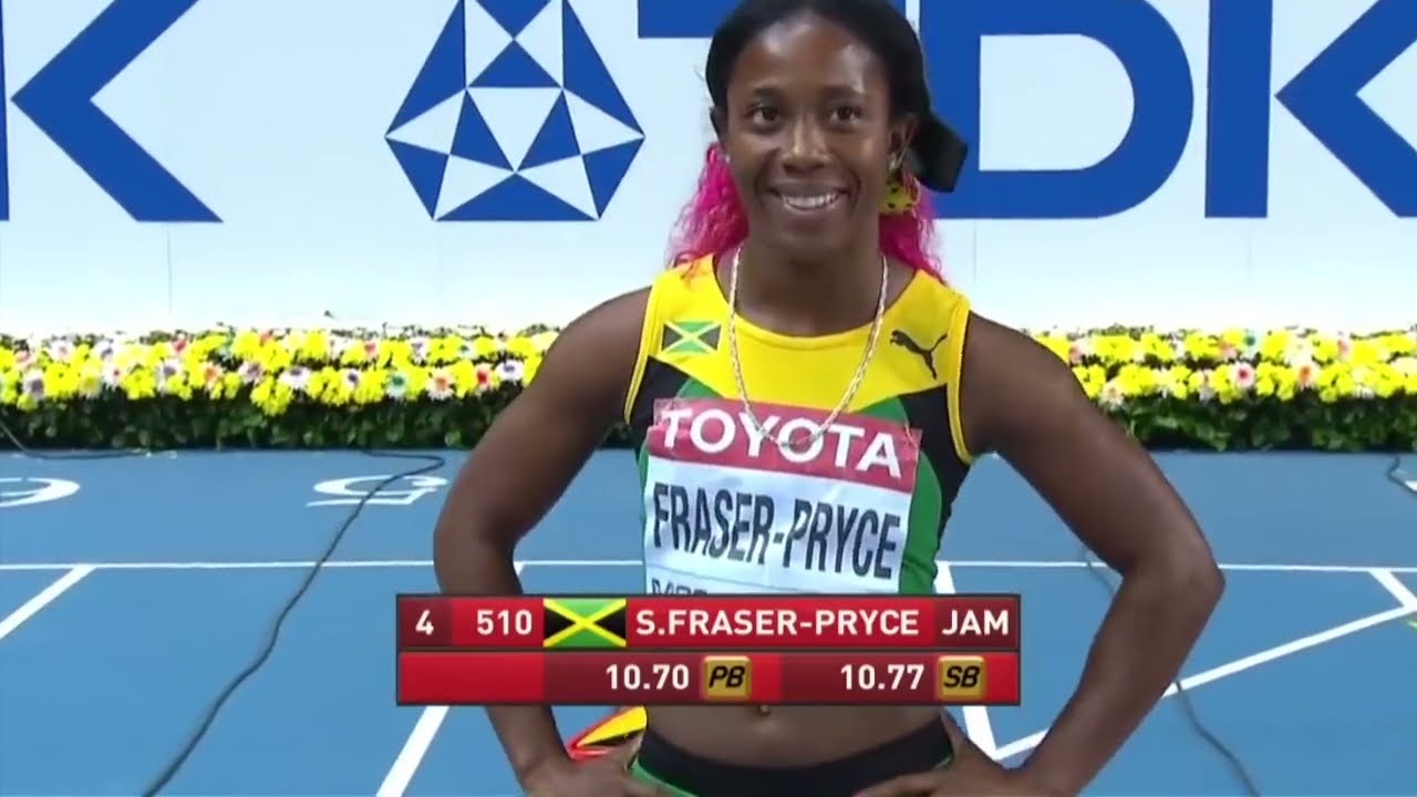 Shelly-Ann Fraser-Pryce BEAT Carmelita Jeter 100m (RECAP)