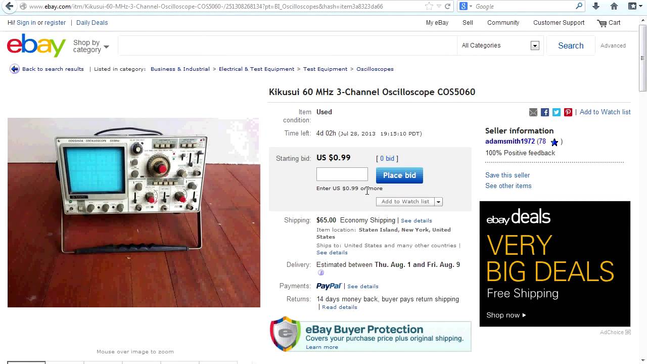 EEVblog #498 - How to get a $50 Oscilloscope on Ebay