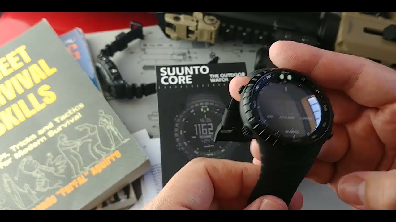 Suunto Core All Black Military Watch:  Unboxing and First Thougths
