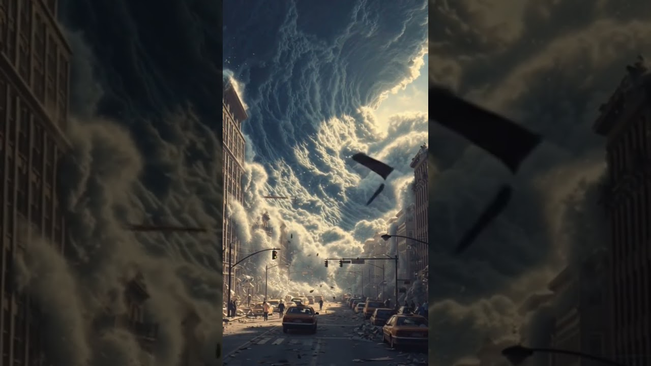 The last moments of the city&hellip; when a massive tsunami strikes!&rdquo; #pacificrise #typhoonteens